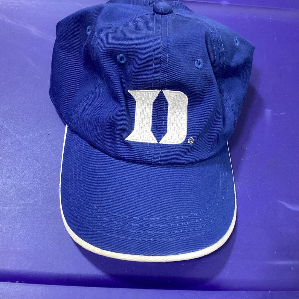 Blue Duke University Blue Devils baseball cap in good condition